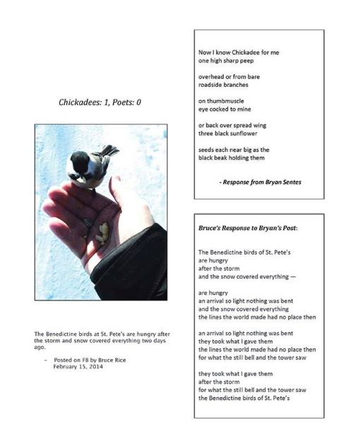 Chickadee 1; poets O
