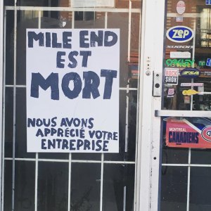 mile end est mort